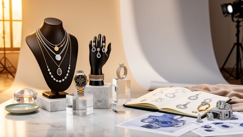 AI jewellery product photography 13